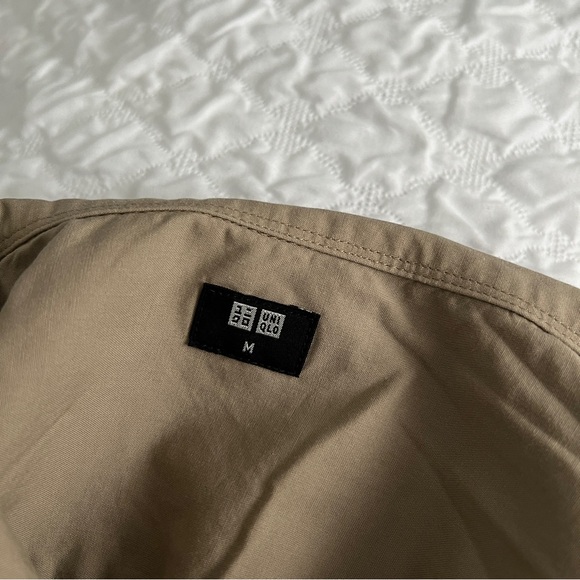 Uniqlo Brown Button Down Short Sleeve Polo - Medium - Picture 3 of 12